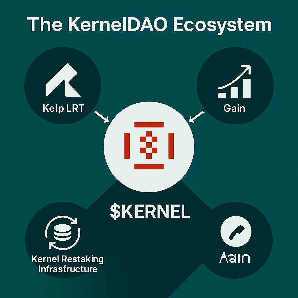 EsauWeb3's tweet image. $KERNEL serves as the strategic coordination token of the KernelDAO ecosystem

It links Kelp LRT, the Restaking Infrastructure, and Gain under a unified governance and value framework.

This creates a cohesive system rather than isolated products.
#KERNEL #KernelDAO #DeFi