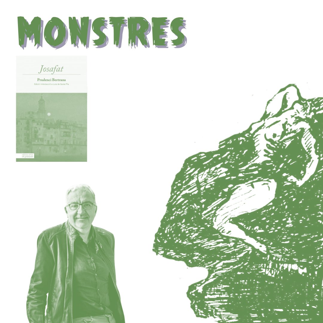 <a href="/CodinaCarbonell/">Margarida Codina Carbonell</a> <a href="/RicRuizGarzon/">Ricard Ruiz Garzón</a> <a href="/laia_regincos/">Laia Regincós</a> <a href="/LaElaGeminada/">Edicions de la Ela Geminada</a> <a href="/bibliotequescat/">Biblioteques</a> 💬Xerrada "Josafat".

Al Cicle Literari 'Monstres' també tenim espai per al monstre més nostrat; el Josafat de Prudenci Bertrana.

🗣️A càrrec de <a href="/PlaXavierpla5/">Xavier Pla</a> 
📅Dv. 07/11, 18 h
ℹ️Més informació: goo.su/tJWmHMg

#CicleMonstres #BibliotequesCat #Girona #BiblioRahola