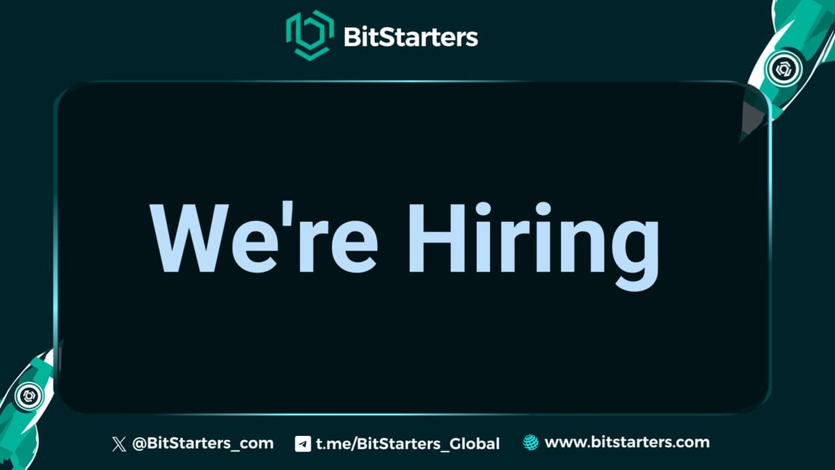 BitStarters | We're Hiring tweet media