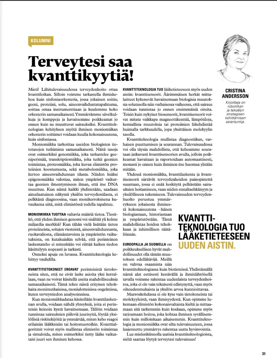 winninghelix's tweet image. Tuli jatkopahvia. Ensi vuonnakin tähyilen teknologian horisonttia @tivilehti kolumneissa.