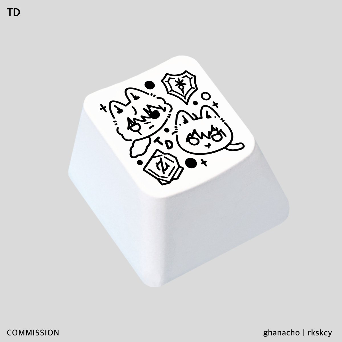 ___RAG1's tweet image. 근황..
십덕질을하며 실물굿즈도 뽑고있음
이번엔 키캡을 장만했어요