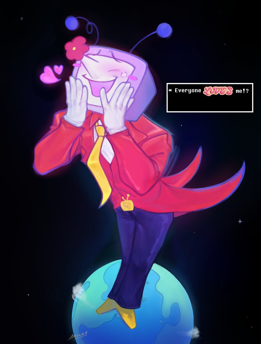 WE LOVE TV!! 📺❤️
#Tenna #DELTARUNE