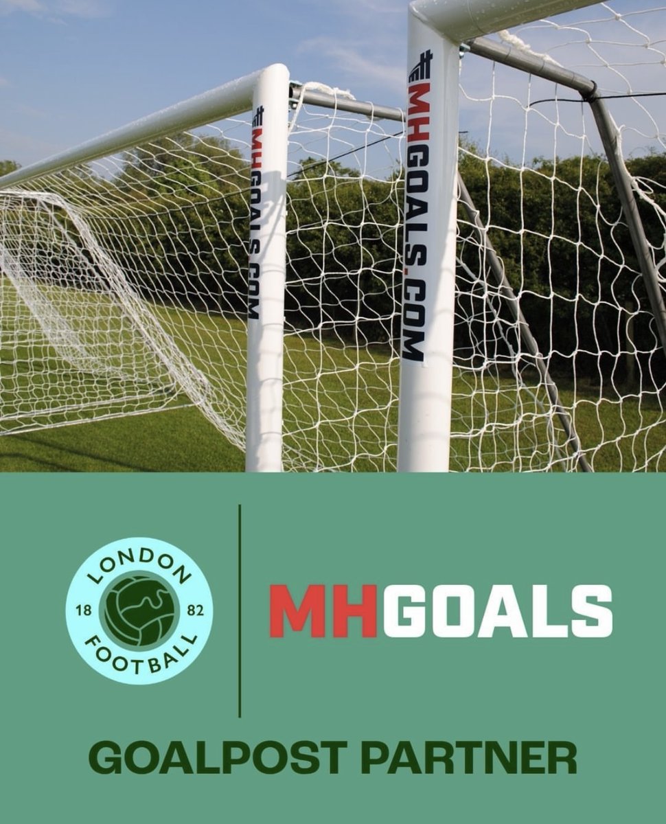 MHGoals's tweet image. It’s great to continue our partnership with @LondonFA as their Official Goalpost Partner for the next two seasons. 
We’re proud to support their brilliant work across London’s football community. Helping clubs access high-quality equipment through exclusive offers and discounts.