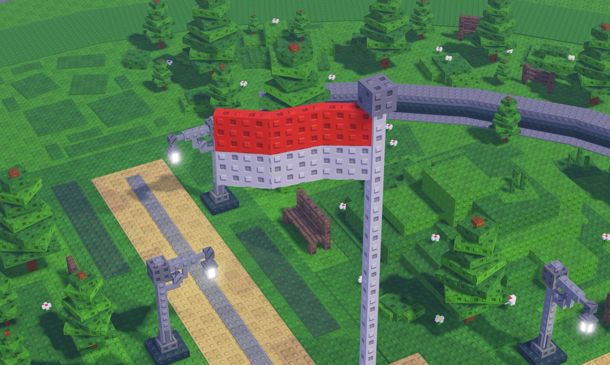 workin on a lil something for my country :) 🇮🇩 #RobloxDev