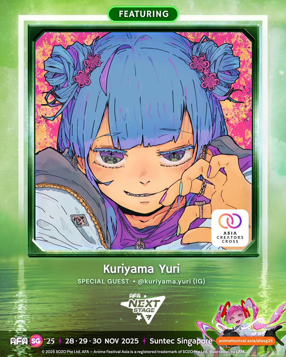animefestasia's tweet image. #AFASG25 Asia Creators Cross enters its second year! Check out these music creators from Japan appearing on AFA Next Stage:@8_Prince, @KuriyamaYuri88, &amp;amp; @satapanpi

🐣 Tickets are more affordable this year with our Early Bird Promo!
🎟 Book early and save! animefestival.asia/afasg25/ticket…