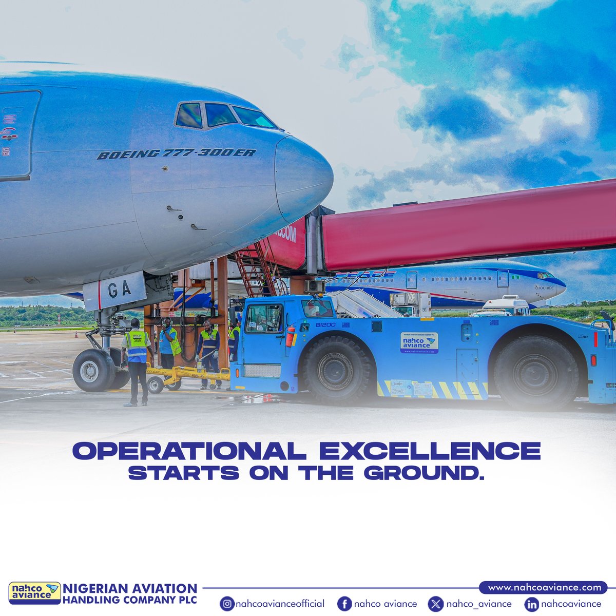 nahco_aviance's tweet image. The safety of your fleet is our top priority. We provide comprehensive, IATA-compliant ramp and ground support. Partner with the most trusted hands on the tarmac today.

#groundhandling #aviation #airportoperations #aircargo #rampservices #safety #nahcoaviance