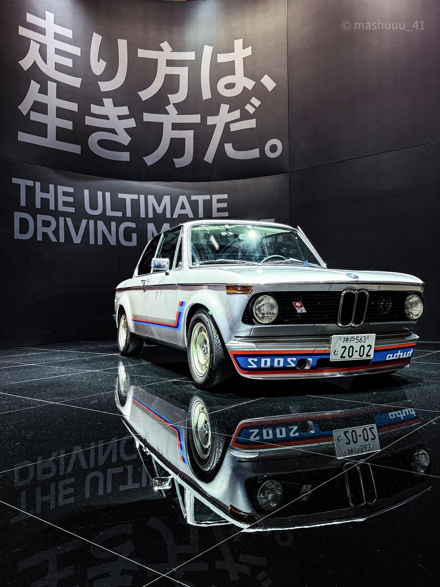 mashuuu_41's tweet photo. 走り方は、生き方だ。

#BMW #2002turbo
#JapanMobilityShow
#ジャパンモビリティーショー
#JMS2025 #東京ビッグサイト https://t.co/R5DGF1n7eW