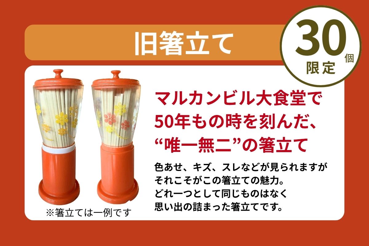 新リターン追加しました！】 ①撮りおろし画像「マルカンビル大食堂