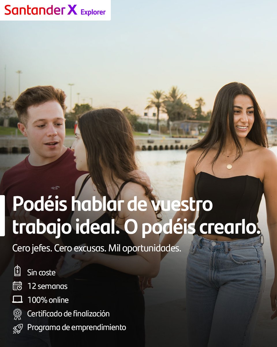 TGNImpulsa's tweet image. 👉 El Programa Explorer t’ofereix 12 setmanes per treballar la teva idea de negoci, validar-la per ser una potencial font d&apos;ingressos i descobrir com pot contribuir als ODS 2030.

📌 Col·labora @universitatURV i @SantanderX.

ℹ tinyurl.com/4n64ksrd