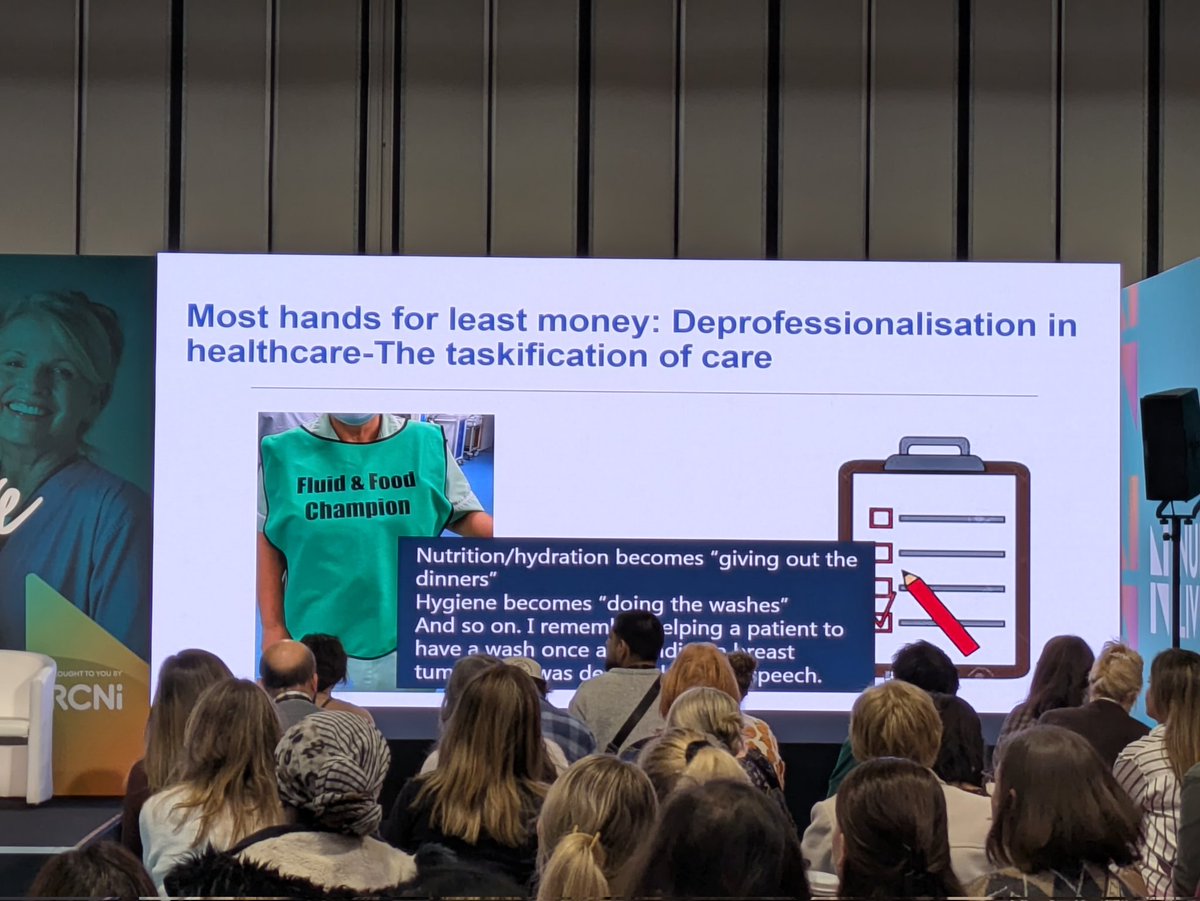 Justacarehomeg1's tweet photo. #taskification of #care - what a  horrifying term. In taskification of care the #person is not seen. #nursinglive https://t.co/MBaxTht92F