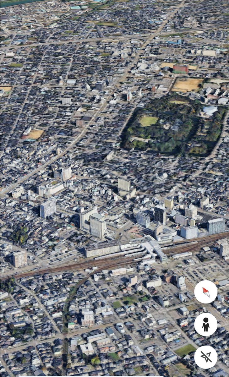Google Earth、知らない間に3D配信地域バカ拡大しまくってて躁

帯広、小樽、室蘭、大崎（古川）、鹿沼、燕三条、長岡、上越、高岡、茂原、銚子、塩尻、、、