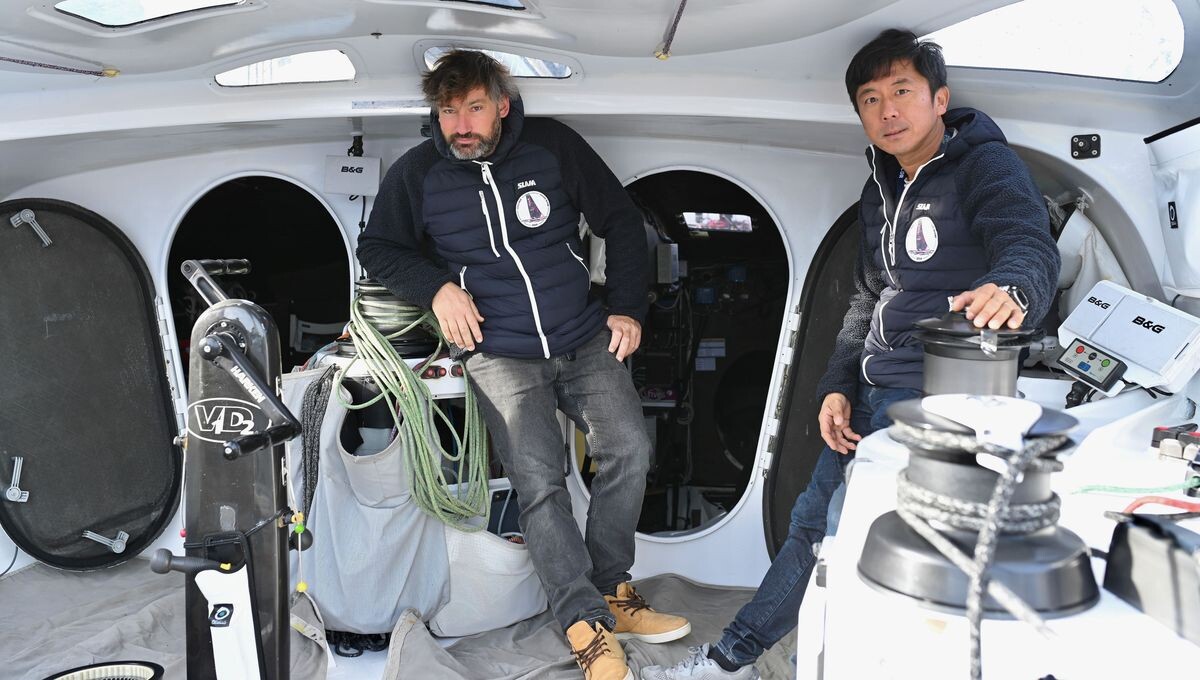 ici_bnormandie's tweet image. Louis Duc et son co-skipper japonais : "On n'a pas forcément les mêmes façons de faire mais on apprend l'un de l'autre" - ICI #fbsport #voile
➡️ l.ici.fr/0vi