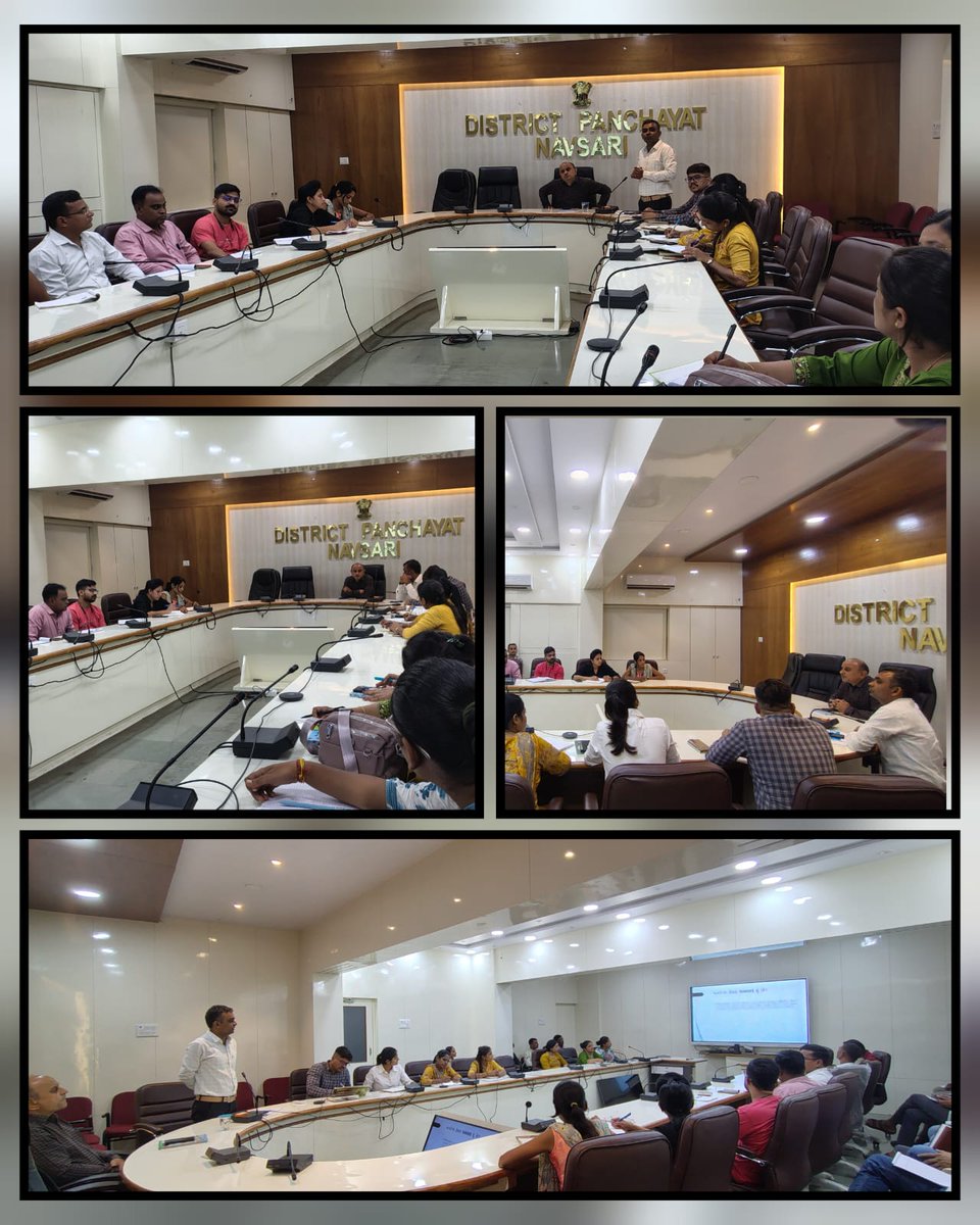 DRDA_NAVSARI's tweet image. નવસારી જિલ્લામાં NMMS એપ્લિકેશનના સુચારુ ઉપયોગ અને મનરેગા યોજનાની સમીક્ષા માટે માન. નિયામક સાહેબશ્રીને અધ્યક્ષ સ્થાને સામાજિક વનીકરણ વિભાગના RFOs અને સ્ટાફને તાલીમ અપાઈ. ક્ષતિ નિવારણ અને અમલીકરણ માટે જરૂરી માર્ગદર્શન આપવામા આવ્યુ.

#MNREGA #NMMS #GraminVikas #DigitalGujarat