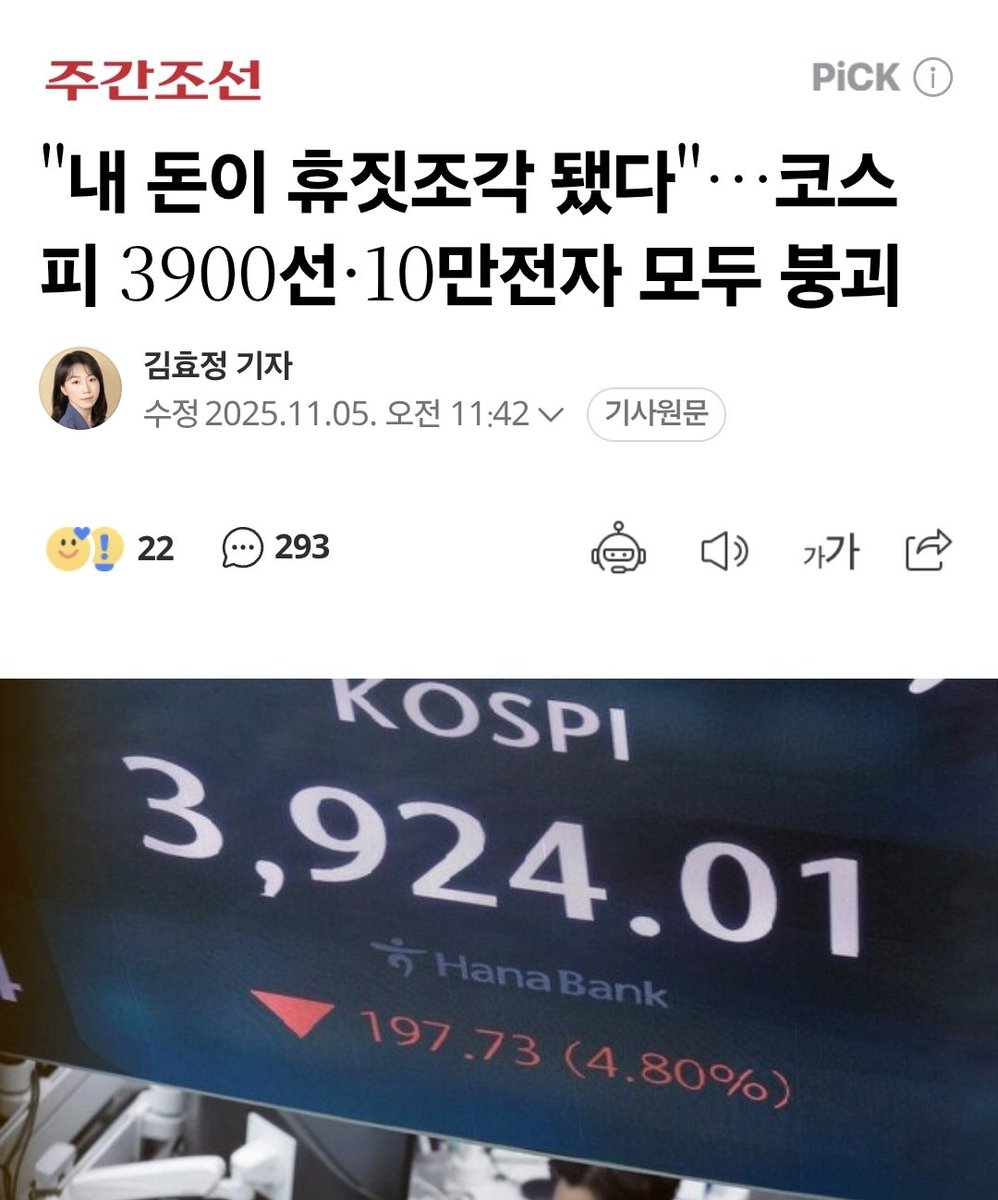 주간조선 미쳤네 ㅋㅋㅋㅋㅋㅋㅋㅋㅋㅋㅋㅋㅋㅋ
4000천 이내가 휴지조각이면 윤석열 2000대에 기사 어떻게 썼냐
naver.me/xR2RK0Oz