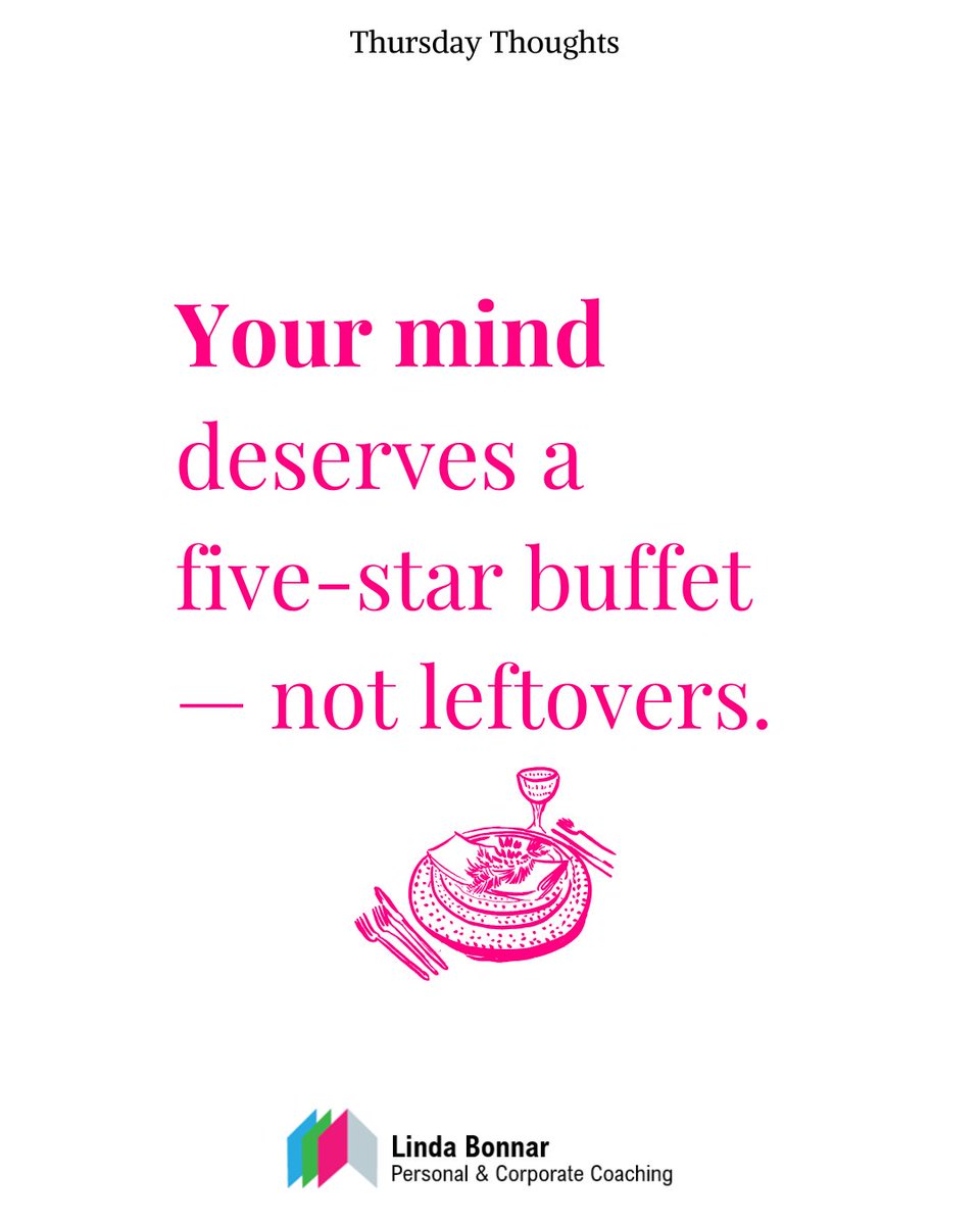 #JustThreeThings to put on your mental menu today:

1️⃣ Listen, read, or talk about things that lift you up and help you grow.

2️⃣ Notice what drains your energy — and step back. 

3️⃣ Daily #gratitude: It’s the mental equivalent of a superfood — small, simple, powerful.