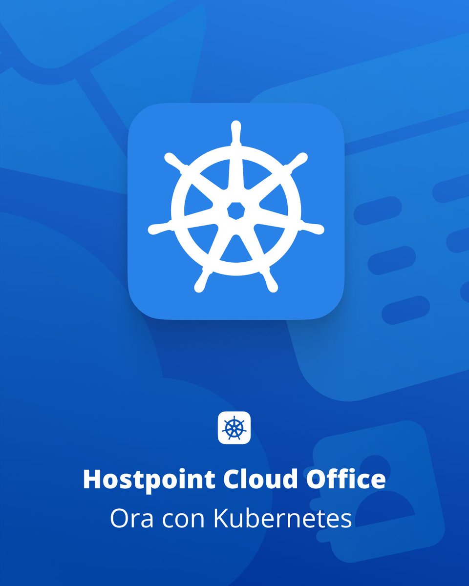 hostpoint_IT's tweet photo. Anche dietro le quinte qualcosa è cambiato!
Cloud Office ora è basato su Kubernetes ed è quindi ancora più efficiente e pronto ad affrontare il futuro.

Lo verifichi personalmente! 
https://t.co/XJLkipWQ9t

#CloudOffice #Hostpoint #Kubernetes #Performance #SwissMade https://t.co/2nzG2TI6De