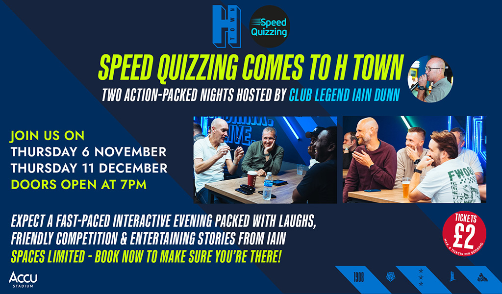 Tonight it’s your turn to put your brains to the test: Speed Quizzing with Iain Dunn!

🧠 Grab your team, bring your A-game and get ready for rapid-fire trivia.

Tickets available for just £2 each, doors open at 7pm - see you there! 

bit.ly/479ZyHg