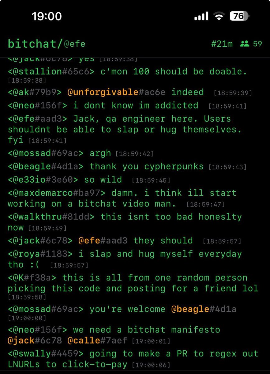 The future’s tilting toward bitchat. You’ll see why soon enough.