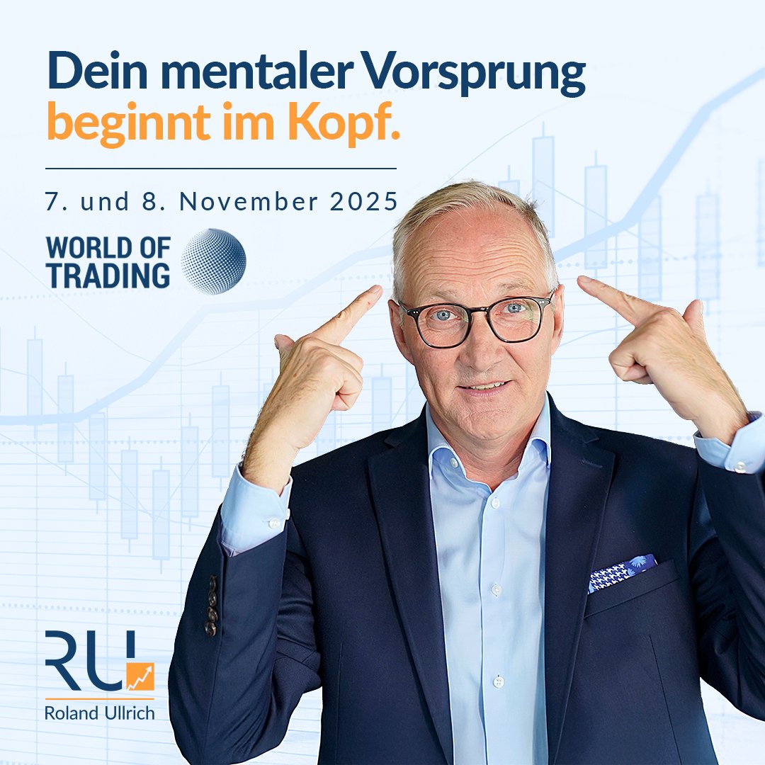 World of Trading 2025: Ich spreche über die fachlichen und mentalen Voraussetzungen für Börsenerfolg – und wie Du mit dem Mind &amp; Markets System Dein Trading professionell wie ein Business zum Erfolg führst.

Meine Auftritte: wot-messe.de/referent/rolan…