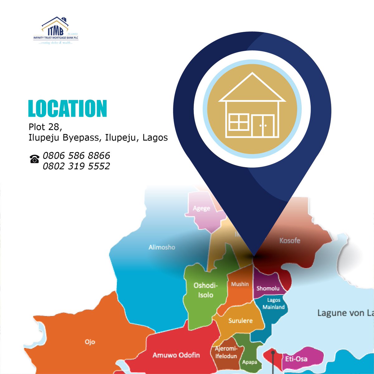 itmbplc's tweet image. Growing with you, across the nation. Discover our Infinity Trust Mortgage Bank branches near you. #ITMB #NationwidePresence #MortgageExperts