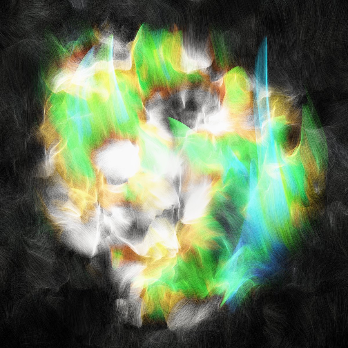 Light doesn’t ask for permission, it cuts through the colors and claims space.

Chroma Genesis #43 where white becomes the boldest hue.