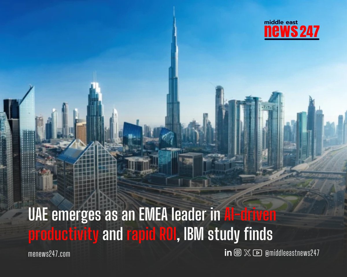 menews247's tweet image. UAE emerges as an EMEA leader in AI-driven productivity and rapid ROI, IBM study finds

Read the full story ➡ menews247.com/uae-emerges-as…

#IBMStudy #UAEAIInvestment #ArtificialIntelligenceROI #AIProductivityGains #WorkforceTransformation #AIBusinessStrategy #EmergingAITechnology