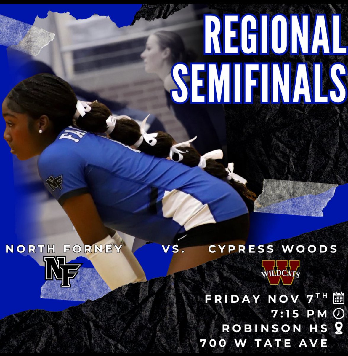 We are still playing volleyball in Forney America! 
<a href="/NFVolleyball126/">Lady Falcon Volleyball</a> <a href="/NFHS_TrueNorth/">North Forney HS</a> <a href="/DrPattonNFHS/">Dr. Djara Patton</a> <a href="/CoachShavers/">Marcus Shavers</a>