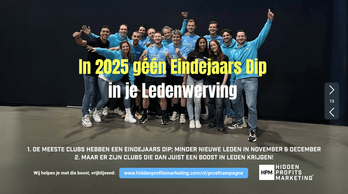 Inspiratie Donderdag 🙌
De meeste gyms... 
Hebben een eindejaars dip (minder nieuwe leden in november &amp; december)

Maar deze gyms hebben dan juist een ledenboost zurl.co/mGQHO