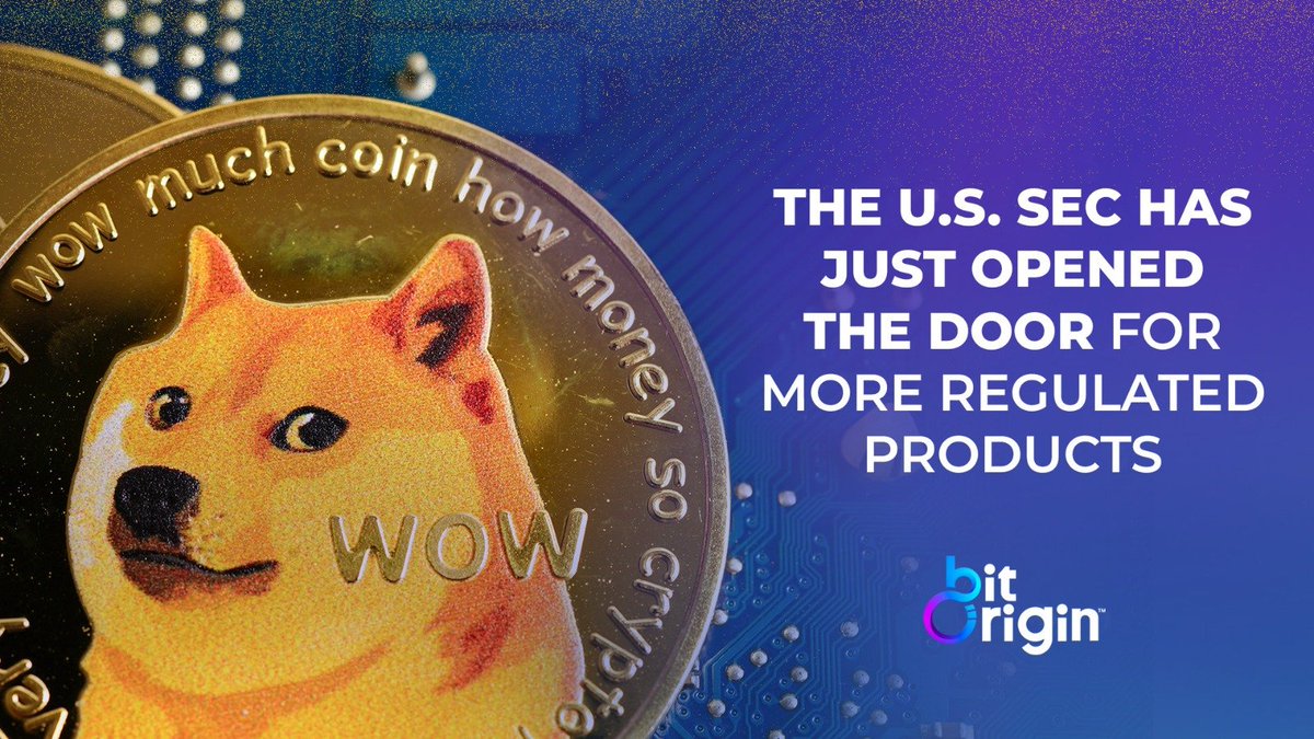 THE U.S. SEC HAS JUST OPENED THE DOOR FOR MORE REGULATED PRODUCTS Silent  institutional inroads happen beneath the media doom and gloom. Those who  pay attention are already positioning. The SEC has