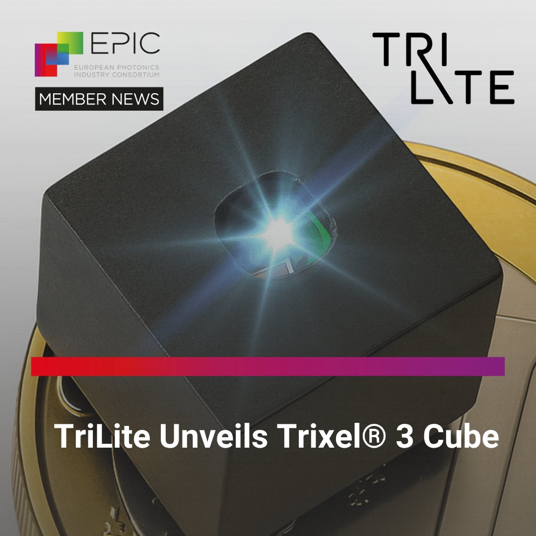 EPIC_photonics's tweet image. 📣 TriLite unveils the Trixel® 3 Cube, its next-gen ultra-compact LBS display for AR and automotive applications. tinyurl.com/2jc7jmx4 #AR #DisplayTech #EPICMembersNews #Photonics