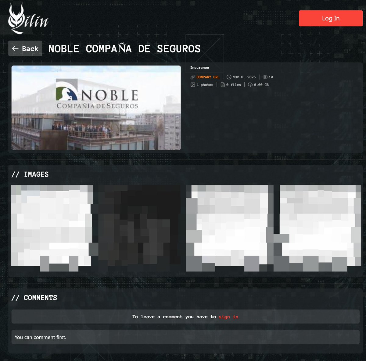 _venarixES_'s tweet image. El grupo #Qilin #ransomware habría #hackeado a Noble Compañía de Seguros, S.A. (@nobleseguros), con sede en #BuenosAires, #Argentina 🇦🇷, ofrece soluciones de seguros de responsabilidad civil médica, personales y de propiedad...
@ssn_ar 
Monitorea este incidente en #VenariX ➡️…