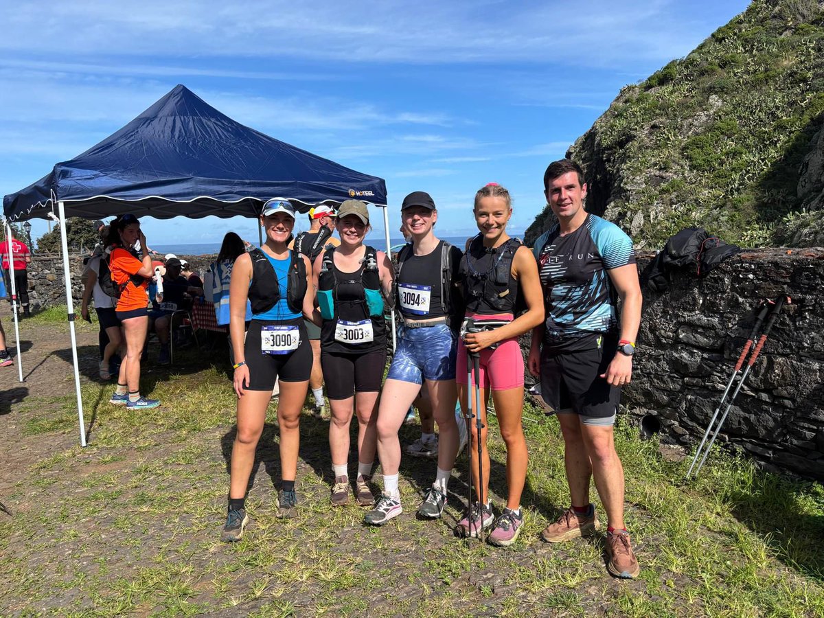 DMS_JHGSE's tweet photo. Service personnel from @DMS_JHGSE took on Ultra X Madeira 55k — 3700m of climbing in 24° heat with nowhere to hide. It was a true test, but we never ran it alone. Constant encouragement, constant belief. Proud of what we pushed through together. 🌋🤝 #UltraX #Militarynurses https://t.co/GLXcan1U8O