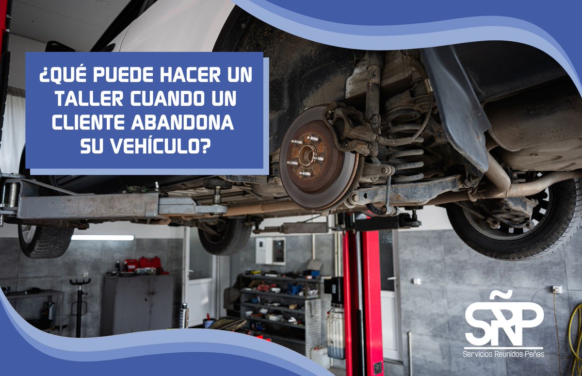 🟦 | TE INTERESA |

🤔 ¿QUÉ PUEDE HACER UN TALLER CUANDO UN CLIENTE ABANDONA SU VEHÍCULO?

🚗 Aunque los procedimientos legales siguen siendo complejos, existen vías para resolver estas situaciones con garantías. En SRP te lo contamos y te asesoramos 👇
serviciospeñas.com/2025/11/06/que…