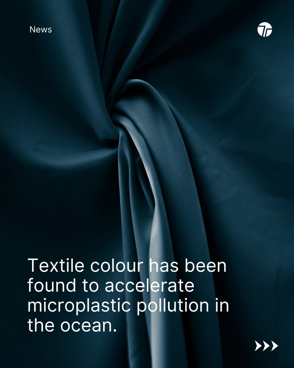 TechTeysha's tweet image. New research suggests that fabric colour and dye may be accelerating this environmental crisis - with darker coloured PET textiles releasing more microfibres into the ocean when exposed to sunlight. 

#Plasticpollution #PlasticFree #Microplastics