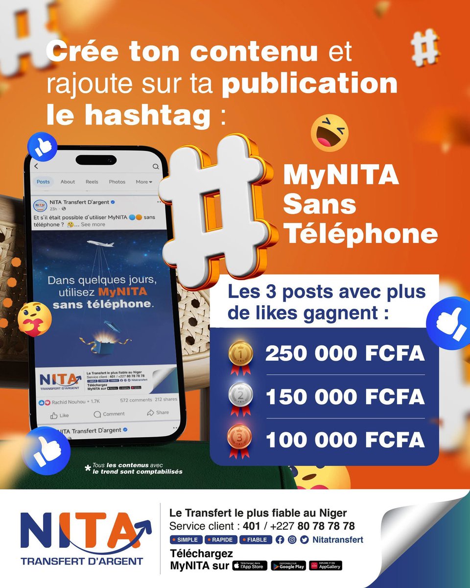 seynim6's tweet image. 👏 J'apprécie la stratégie,@nitatransfert a créé beaucoup de choses ici🇳🇪, ils ont montré la voie et les possibilités en terme de communication #digitale avec  son public. Bravo aux équipes 👏👏👏

J'espère un jour revenir sur ma vision de leur communication qui nous a appris