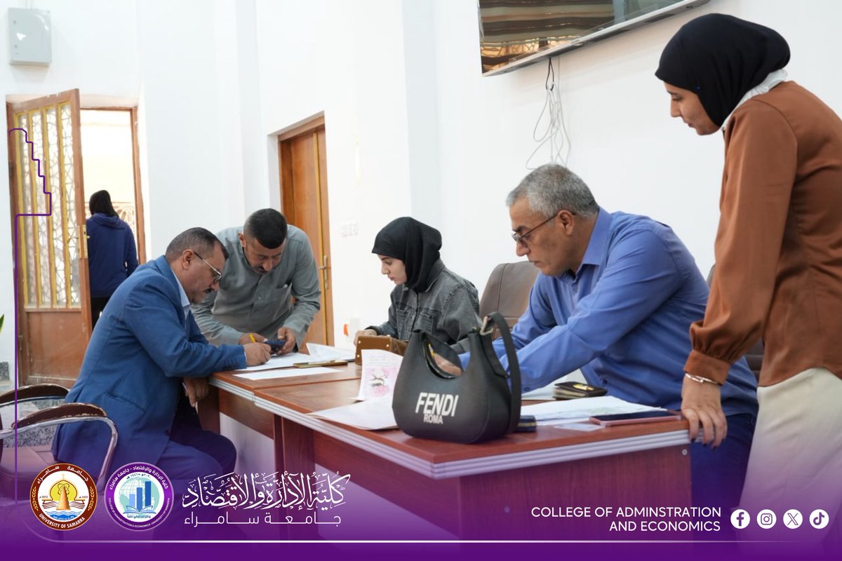 mediacoadm's tweet image. كلية الإدارة والاقتصاد ترحب بطلبتها الجدد للعام الدراسي 2025–2026

استقبلت كلية الإدارة والاقتصاد في جامعة سامراء طلبة المرحلة الأولى للعام الدراسي 2025–2026 بأجواء ترحيبية مميزة، بإشراف عميد الكلية الأستاذ المساعد الدكتور أحمد عبدالسلام أحمد.
#كلية_الإدارة_والاقتصاد_جامعة_سامراء