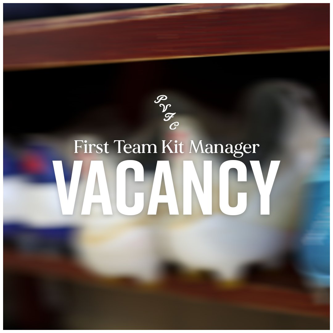 OfficialPVFC's tweet photo. 💼 We are on the lookout for a First Team Kit Manager to join the team here at Vale Park

Find out more: https://t.co/VO9Y0776Oj

#PVFC | #PVFC150 https://t.co/UFvmXs21mz