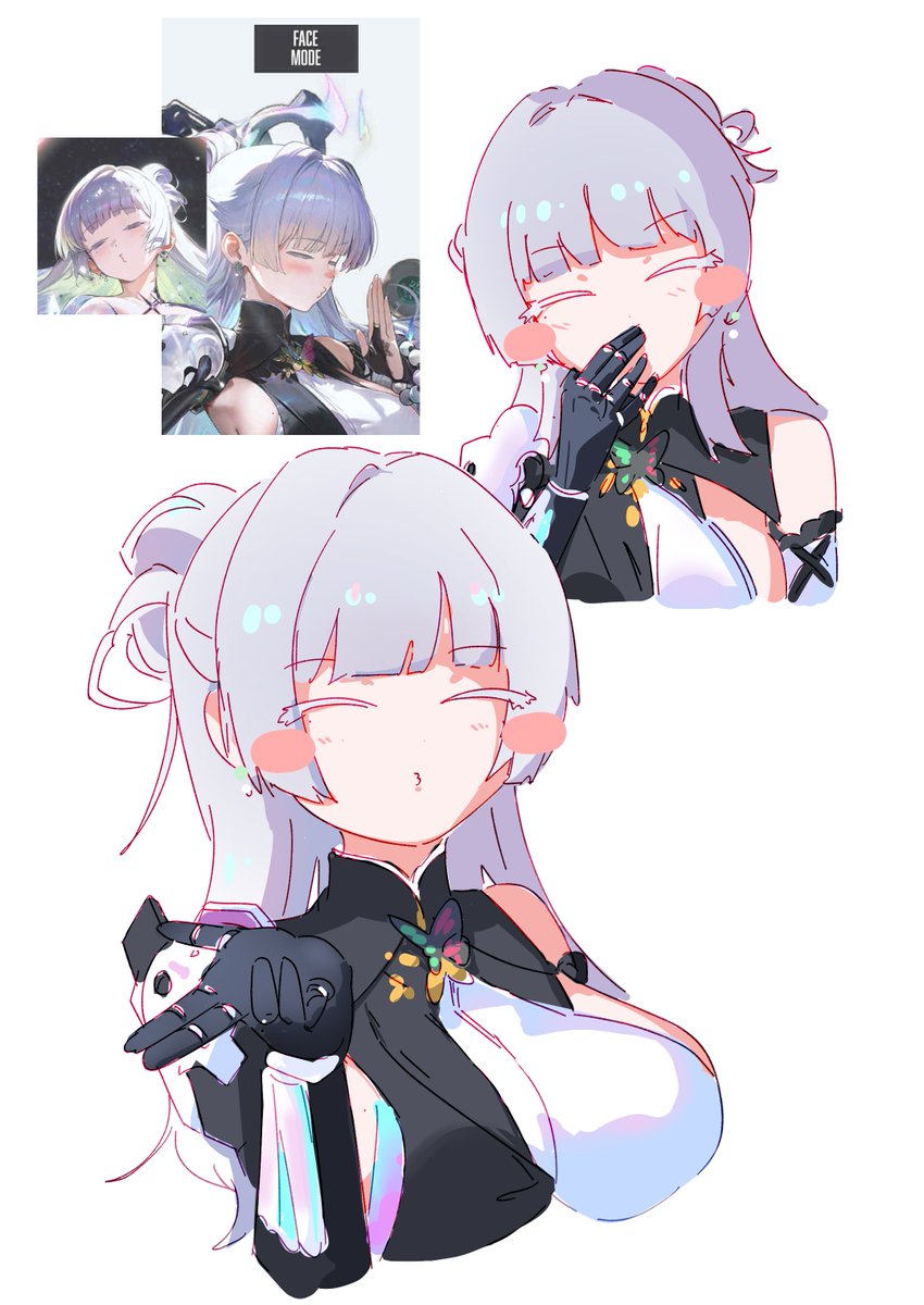 ナユタ face #ナユタ #NIKKE #ニケ #NIKKEfanart