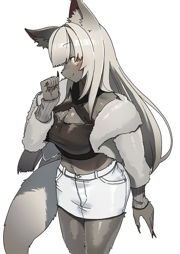 sankaku_kata's tweet image. 可愛いファーコートが来て嬉しかったからケモノお姉さんの落書きしてた
ちょっとデザイン違うけど…