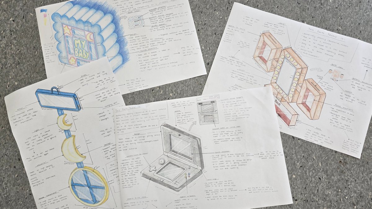 HolyTrinityCol's tweet image. A shout out to Khaadijah in Year 10 for her amazing GCSE Design coursework - beautifully made photo display units showing real creativity and skill! 🌟📸 #ProudSchool #GCSEDesign