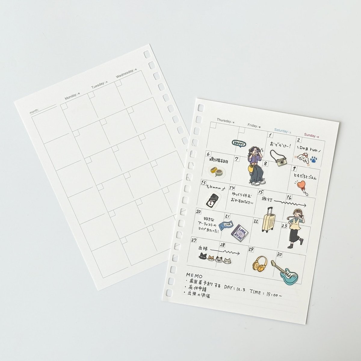 LIHITLAB's tweet image. 【新製品】

待望のA6サイズが登場📒🎉
#フリーマンスリーリーフ

A5サイズのみのラインナップでしたが、お客様のお声にお応えし、A6サイズが登場！

⚫︎日付フリーマンスリー
⚫︎月曜始まり
⚫︎15枚入り（14ヶ月分）

※オープンリングノート•ツイストノート（ISO規格）適合リーフです。…