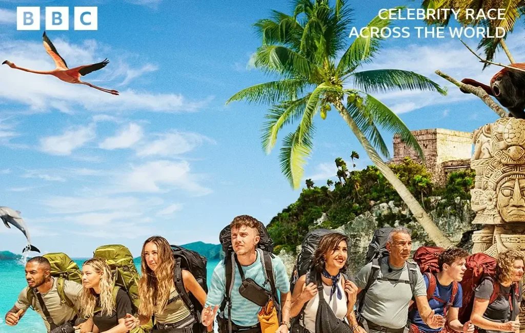 The race is on! #CelebrityRaceAcrossTheWorld starts this evening <a href="/BBCOne/">BBC One</a> 8pm. Narrated by the one and only <a href="/JohnHannah/">John Hannah</a> 
<a href="/studiolambert/">Studio Lambert</a>