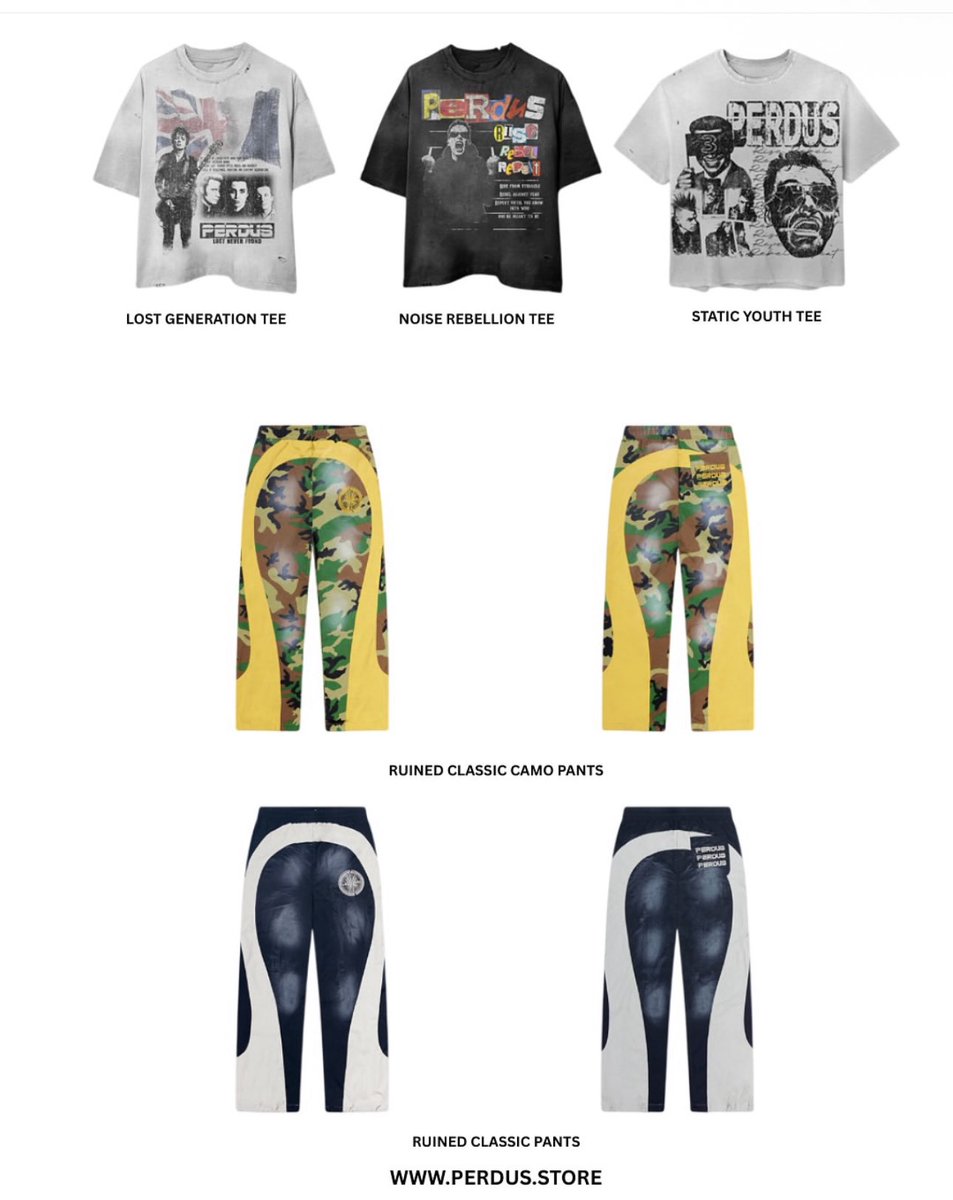 STORE BACK OPEN 🔓

Perdus.store

THE LOST CAUSE CAUSE COLLECTION 

ONLY THE LOST ARE FOUND 🧭