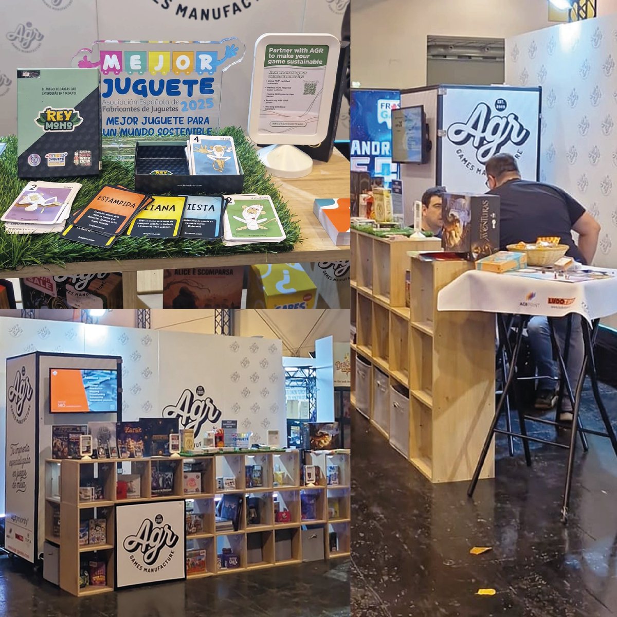 agrpriority's tweet image. ¡Estamos de vuelta de Spiel Essen!
Gracias a todos los que os acercasteis a nuestro stand, a quienes ya colaboráis  con nosotros y a quienes lo haréis en el futuro. Nos volvemos con el  corazón lleno (y la agenda también), y con la motivación de seguir  impulsando proyectos.😊