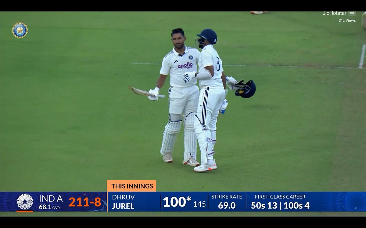 WireTvFact's tweet photo. @mufaddal_vohra Great knock, but why was India A 126/7 in the first place? A rescue century shouldn't be necessary against an A side. Hides a massive top-order failure https://t.co/uCxdHQYrL9