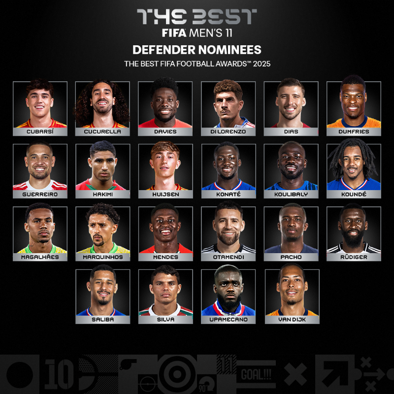 FIFAWorldCup's tweet photo. 👕 Your nominees for #TheBest FIFA Men's 11. 

Who's getting your vote?