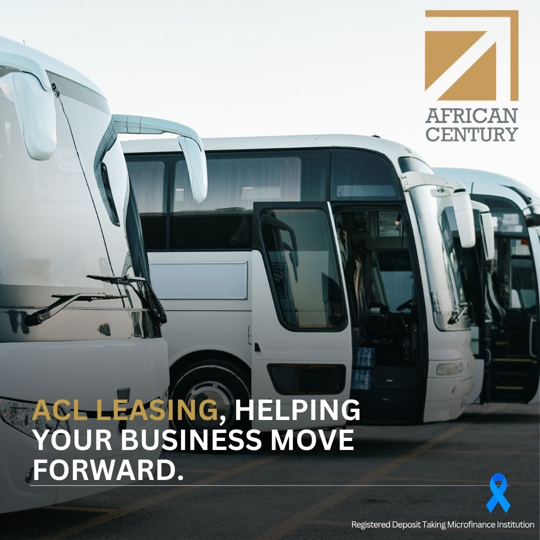 You can get the assets you need without tying up your capital.
- Affordable monthly payments
- Tailored terms
- Quick approval
Own your growth. Lease an asset, through ACL.
#ACLLeasing #SmartOwnership #AfricanCenturyBank #AssetFinance #OwnWhileYouPay