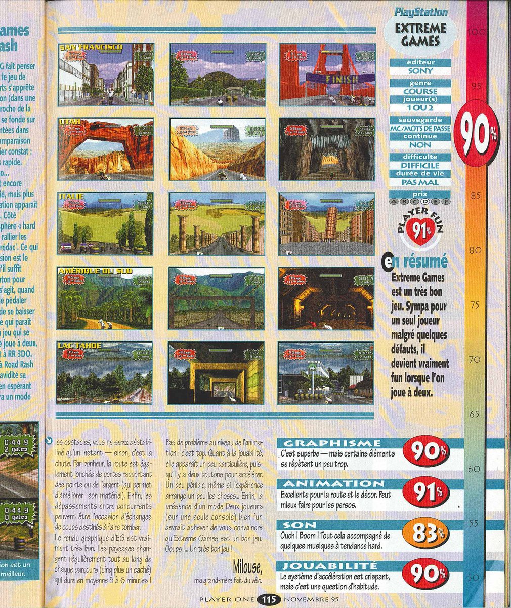 AllmightoFranky's tweet photo. #Nostalgeek,on poursuit le feuilletage du #PlayerOne de novembre 1995 avec toujours les tests!De la #Playstation avec #ExtremeGames et #RaidenProject! #retro #retrogaming #oldschool #80s #90s 1/5 https://t.co/3q0UwNvlxs