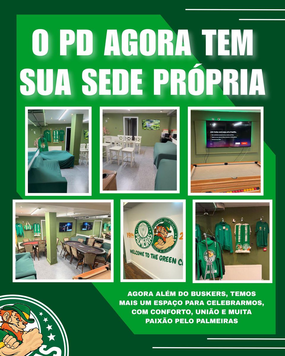 Hey Porcada! Na madrugada de hj para amanhã tem @brasileirao 
 
Jogo hj é na SEDE! 🐷👊🏼 À partir das 9pm, estaremos por lá. 

#diadepalmeiras #familiapalmeiras #avantipalestra #tri #palmeirasdublin #allianzparque #maiorcampeãodobrasil #palmeirasdetodos #ireland #dublin