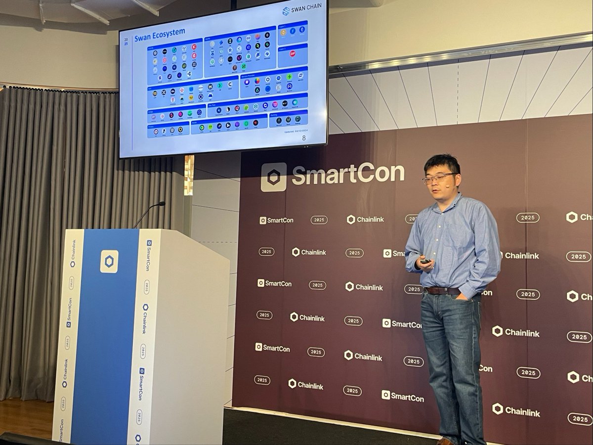 swan_chain's tweet image. Charles at #SmartCon2025, New York 🇺🇸

Our Founder joined SmartCon 2025 to connect with leaders shaping the future of decentralized AI and blockchain.

Charles shared insights on Swan Chain x402, showcasing how we’re powering AI payments on the Superchain.